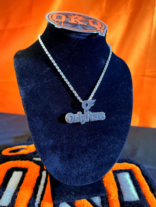 Only Fans Style Moissanite Pendant