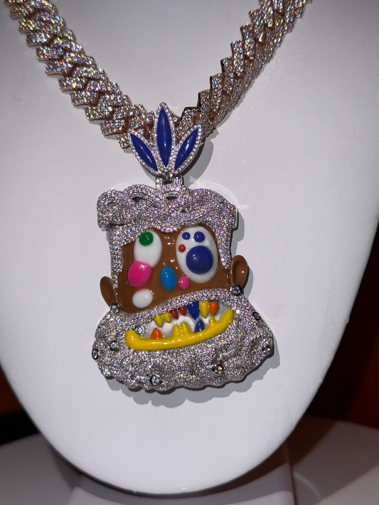 Melted Dream Natural Diamond Pendant Pendant