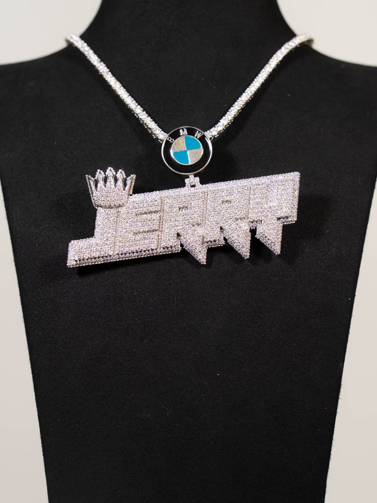 Jerry with Crown Lab Grown Diamond Pendant