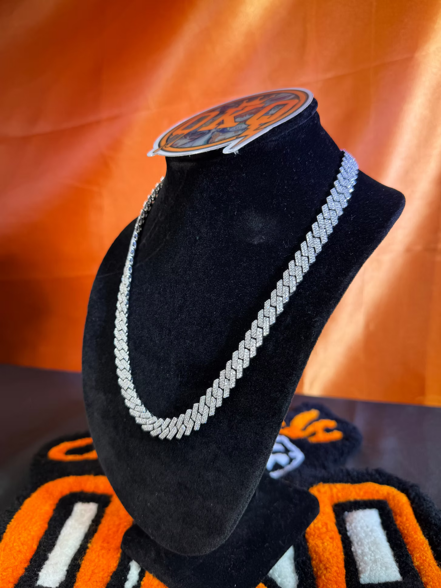 12mm Lab Grown Diamond Cuban Chain