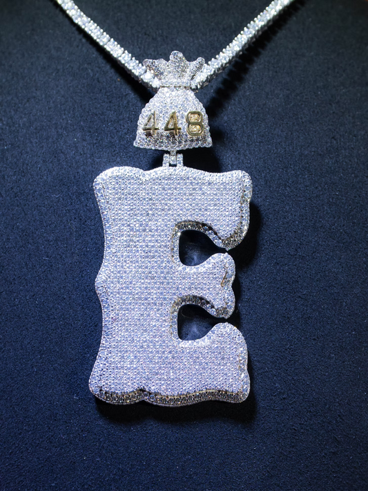 E Money Bag 448 Moissanite Pendant