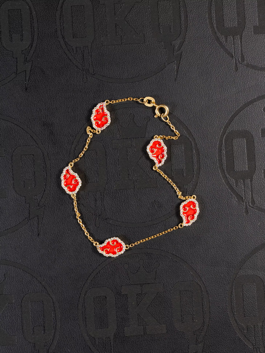 Anime Cloud Moissanite Bracelet
