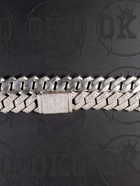12mm Lab Grown Diamond Cuban Chain