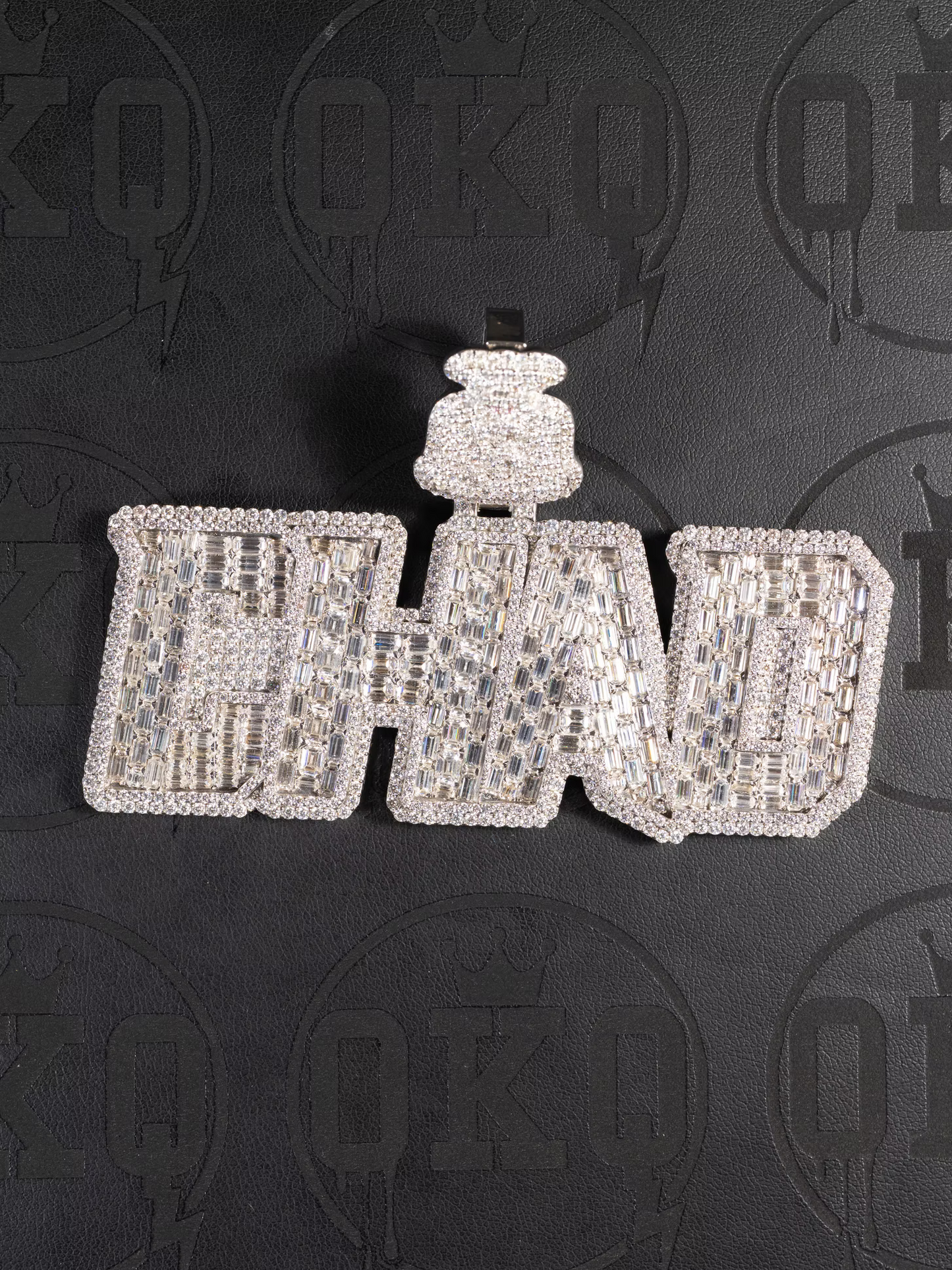 Chad VVS Baguette Lab Grown Diamond Pendant