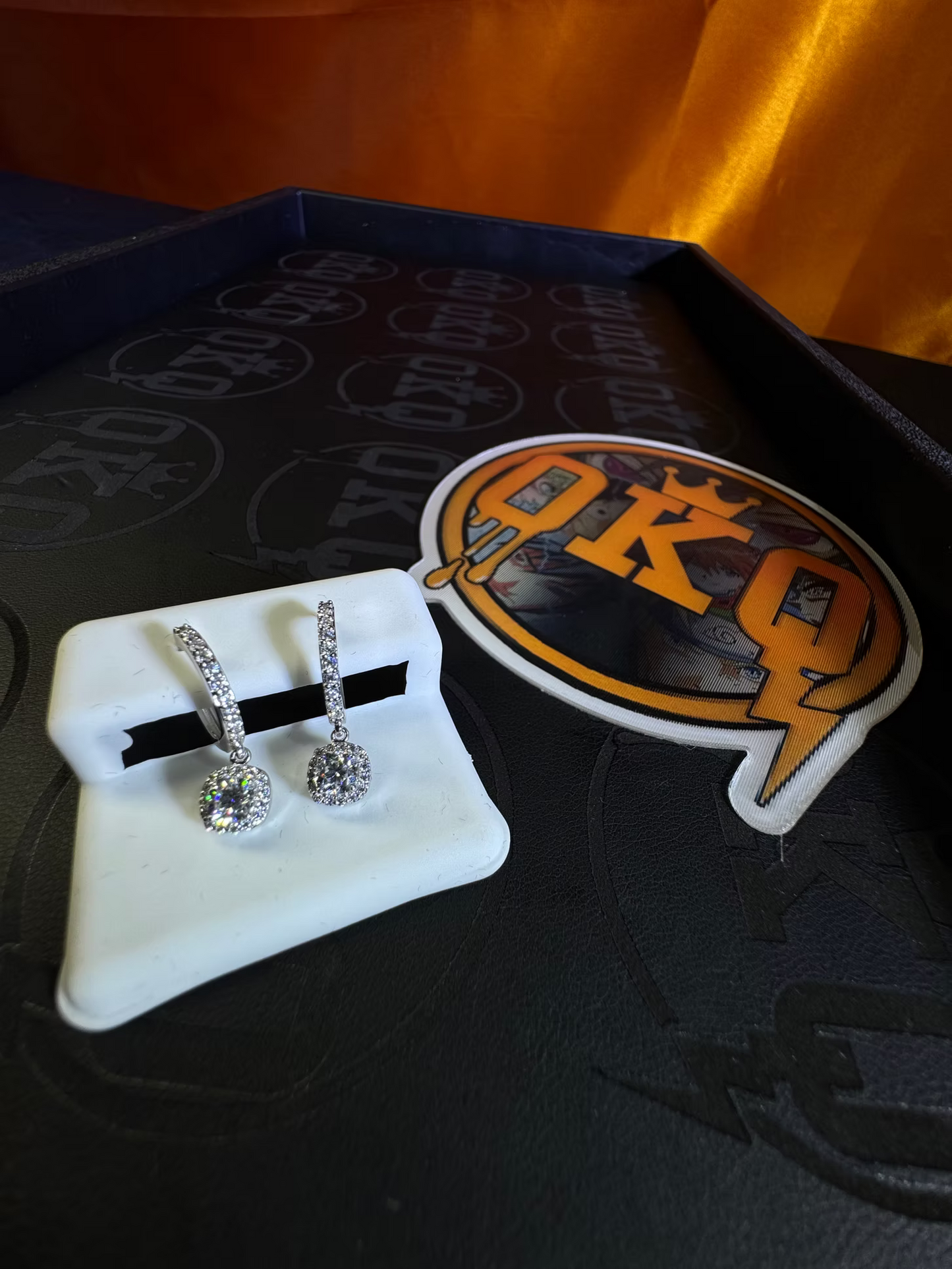 Hoop Earrings Lab Grown Diamond