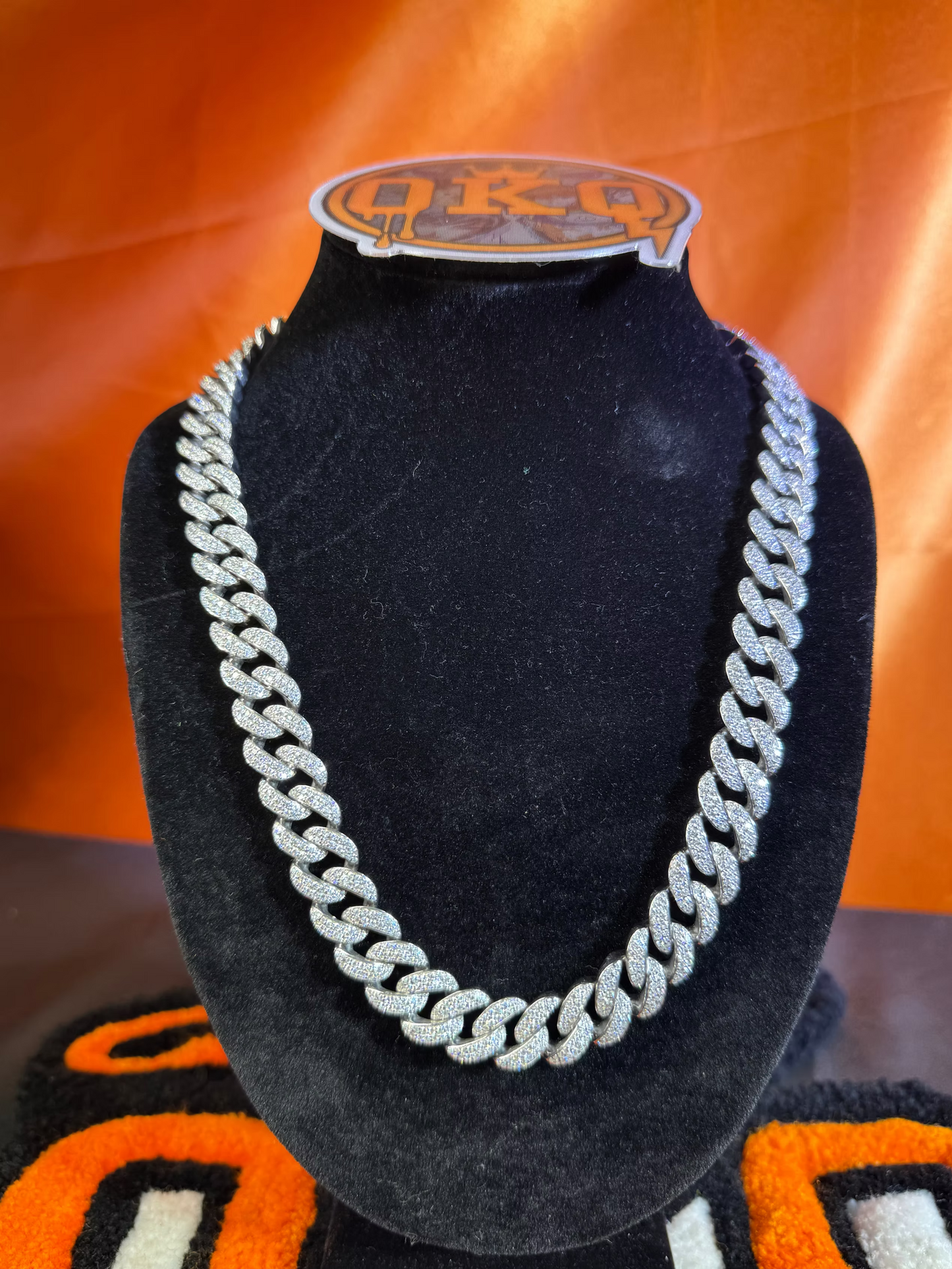 14mm VVS Round Natural Diamond Cuban Chain