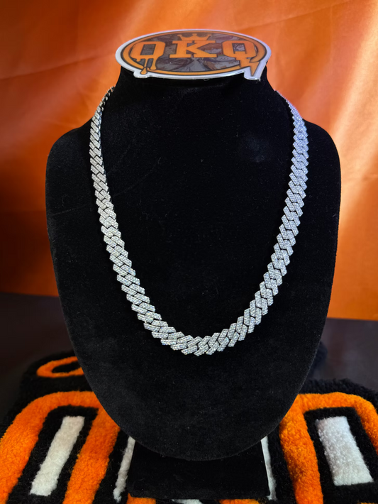 12mm Moissanite Cuban Chain