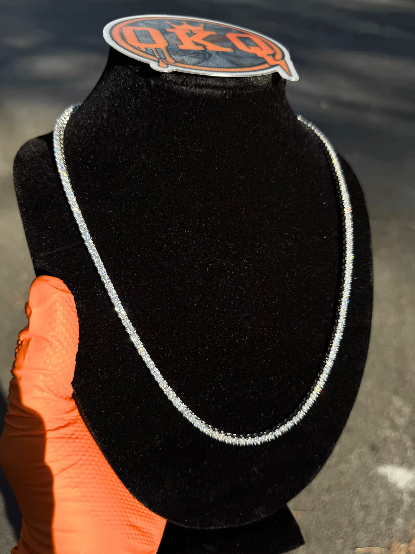 3mm Moissanite Tennis Chain