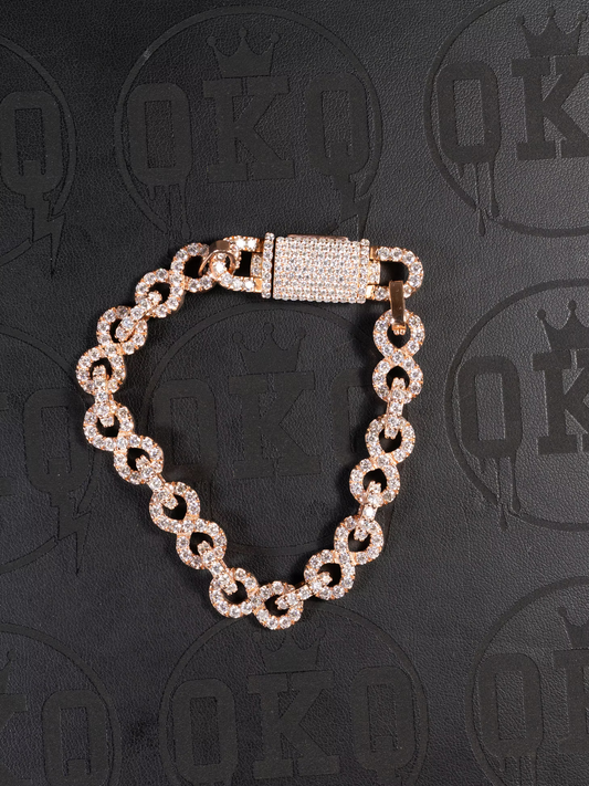Infinity Link Moissanite Bracelet