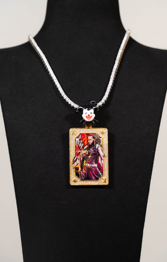 OKQ King Moissanite with Joker Bail Pendant