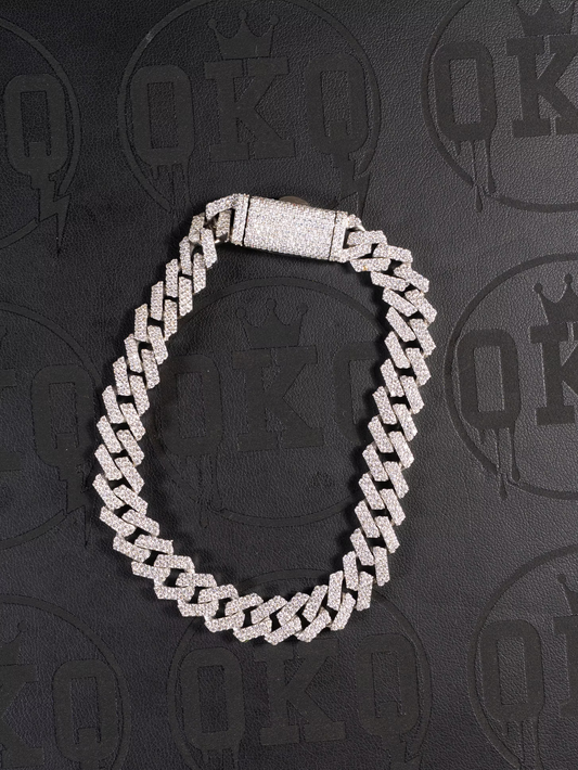 10mm Lab Grown Diamond Cuban Bracelet