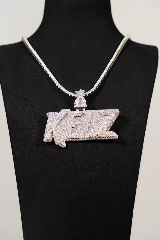 Kelz Money Bag VVS Moissanite Pendant