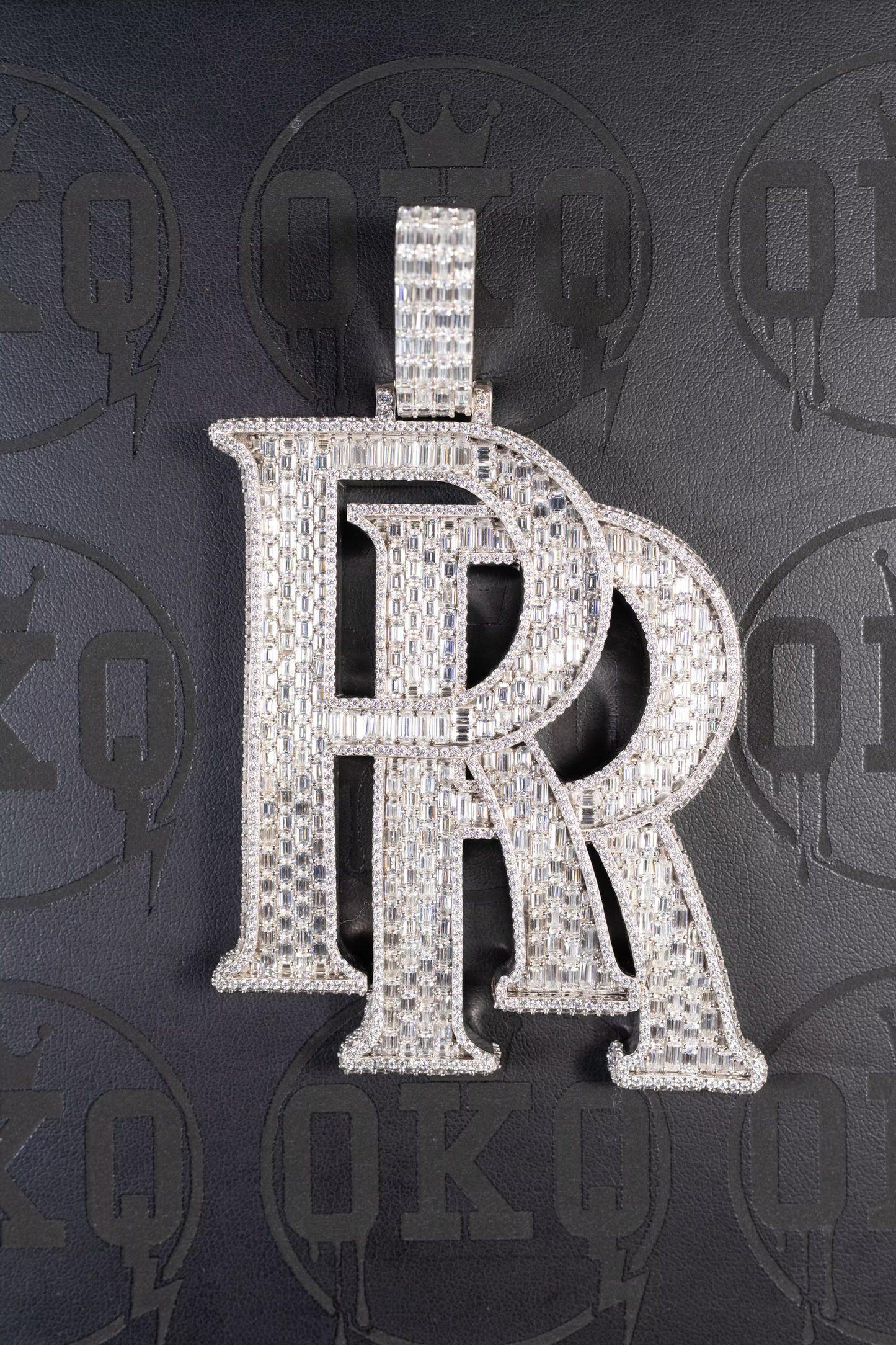 RR Baguette VVS Lab Grown Diamond  Pendant