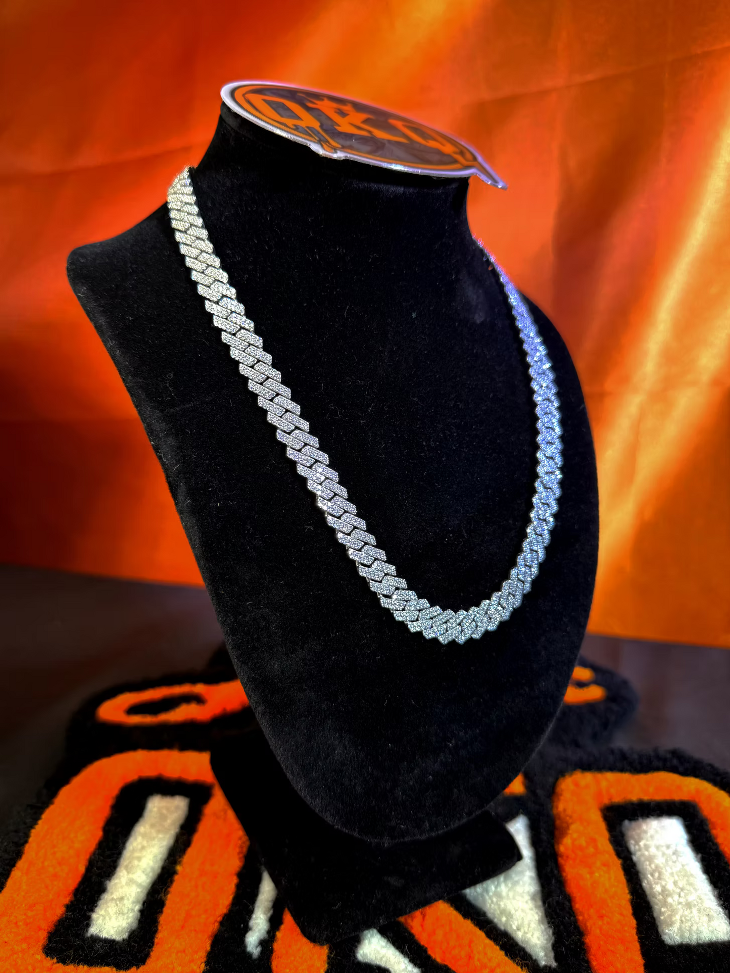 12mm Lab Grown Diamond Cuban Chain