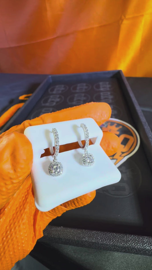Hoop Earrings Moissanite